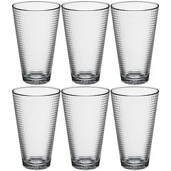 Foto van Set van 6x stuks water/sap glazen benit 340 ml van glas - drinkglazen