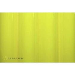 Foto van Oracover 21-031-010 strijkfolie (l x b) 10 m x 60 cm geel (fluorescerend)