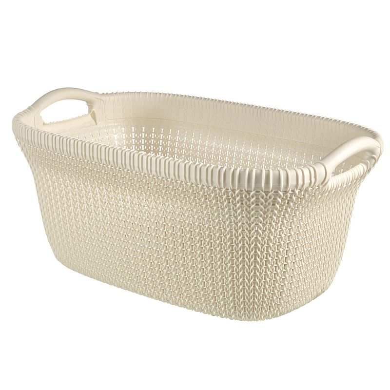 Foto van Curver knit heupwasmand - 40 l - oasis white