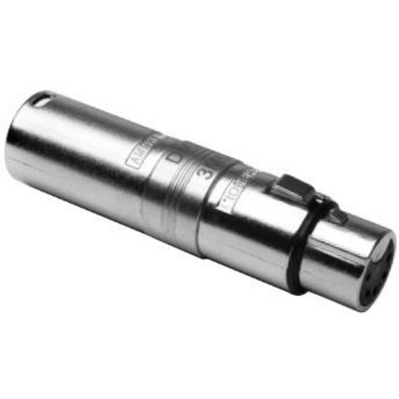 Foto van Amphenol amphenol xlr-adapter xlr-bus - xlr-stekker aantal polen: 5, 3 inhoud: 1 stuk(s)