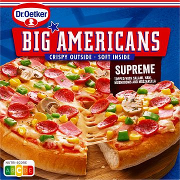 Foto van Dr. oetker big americans pizza supreme 455g bij jumbo