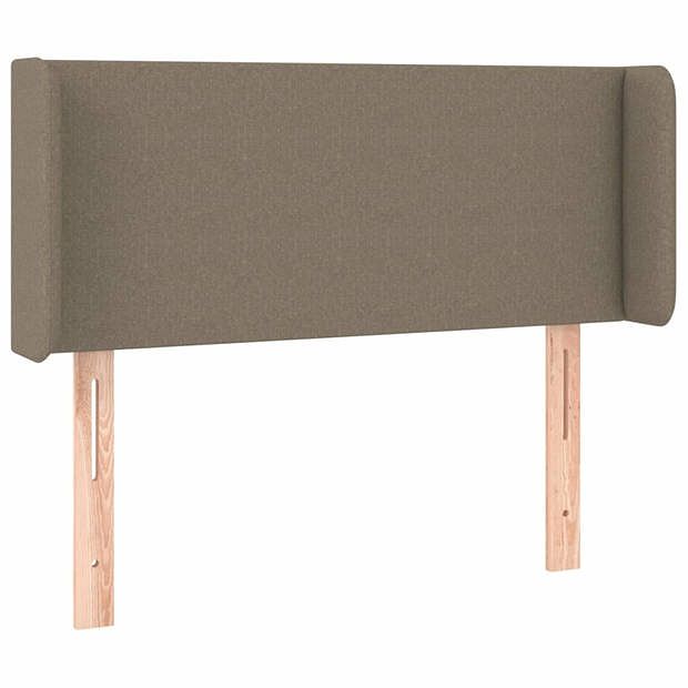 Foto van Vidaxl hoofdbord met randen 103x16x78/88 cm stof taupe