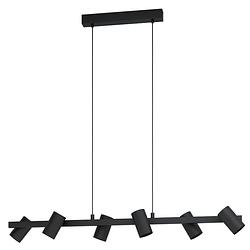 Foto van Eglo gatuela 1 hanglamp - e14 - 116 cm - zwart