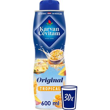 Foto van 2 voor € 5,99 | karvan cevitam tropical original siroop, 600ml aanbieding bij jumbo