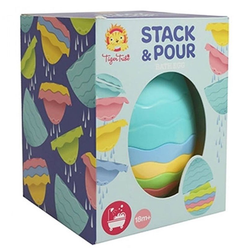 Foto van Tiger tribe stack & pour - bath egg