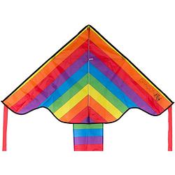Foto van Dragon fly staartvlieger regenboog 102 x 202 cm rood