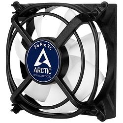 Foto van Arctic f8 pro tc pc-ventilator zwart, wit (b x h x d) 80 x 34 x 80 mm