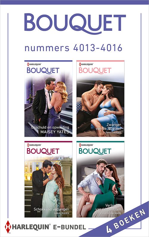 Foto van Bouquet e-bundel nummers 4013 - 4016 - dani collins - ebook (9789402538472)