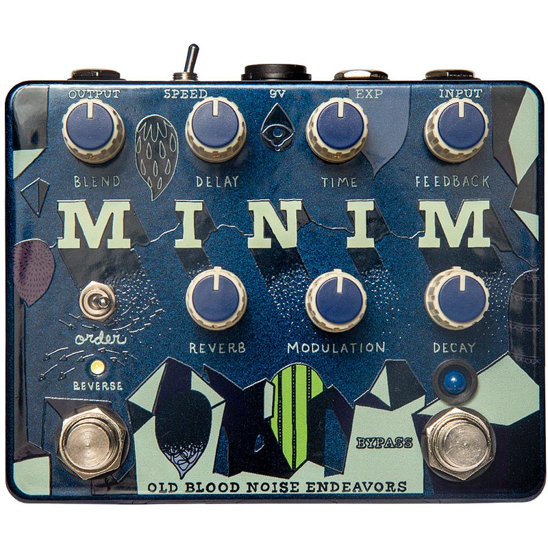 Foto van Old blood noise endeavors minim reverse modulated delay / reverb pedal