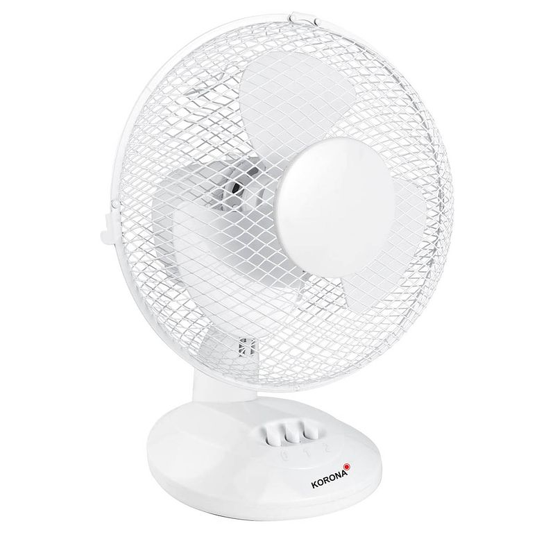 Foto van Korona 81001 - ventilator 23 cm - 90° oscillatie- wit