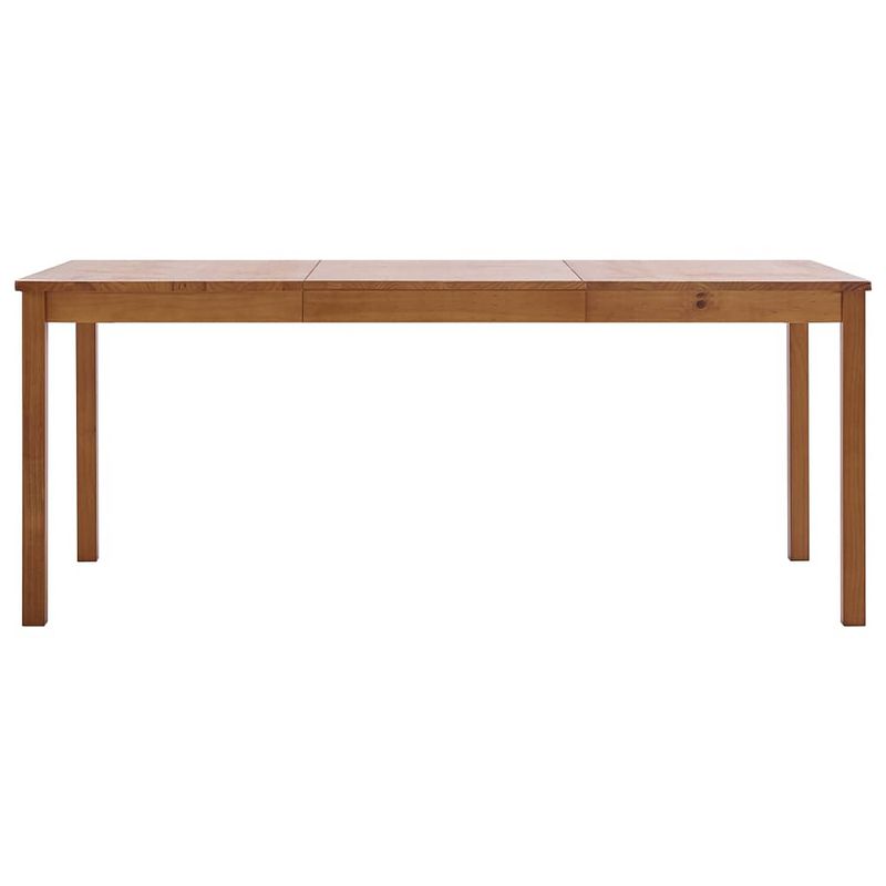 Foto van The living store eettafel grenenhout - tafel 180x90x73cm - honingbruin