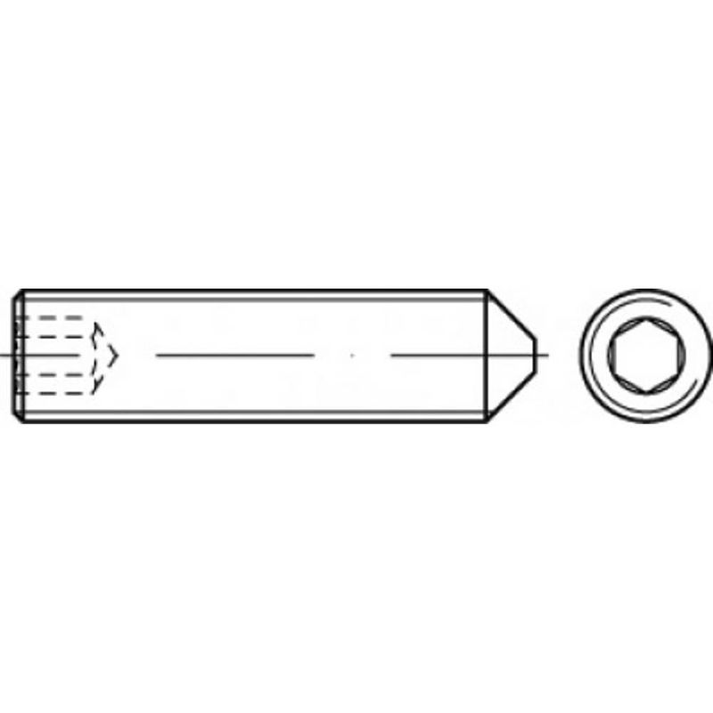 Foto van Toolcraft to-5413782 draadpen m3 20 mm 200 stuk(s)