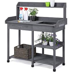 Foto van Maxxgarden oppottafel - plantentafel - tuinwerktafel 115x45x121cm