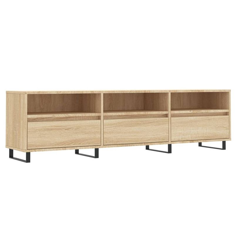 Foto van Vidaxl tv-meubel 150x30x44,5 cm bewerkt hout sonoma eikenkleurig