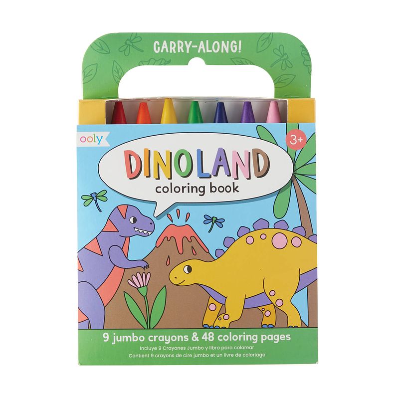 Foto van Ooly meeneem kleurboek dinoland