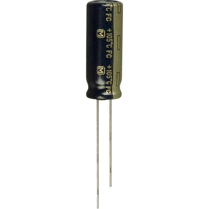 Foto van Panasonic elektrolytische condensator radiaal bedraad 3.5 mm 180 µf 50 v 20 % (ø) 8 mm 25 stuk(s)