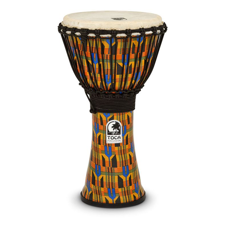 Foto van Toca sfdj-10k synergy freestyle rope tuned 10 inch djembe