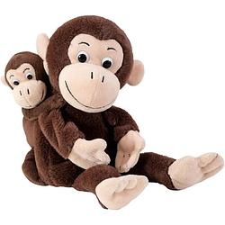 Foto van Beleduc poppenkastpop moeder en kind aap