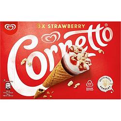 Foto van Cornetto ola ijs aardbei 8 x 90ml bij jumbo