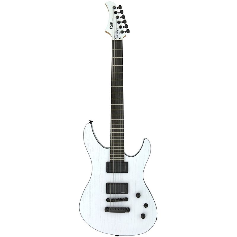 Foto van Fgn guitars j-standard mythic open pore white elektrische gitaar met gigbag