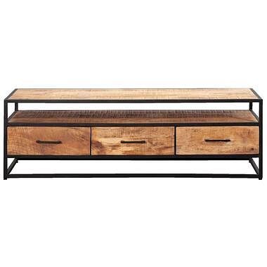 Foto van Tv-dressoir logan - mangohout - 48x150x45 cm - leen bakker