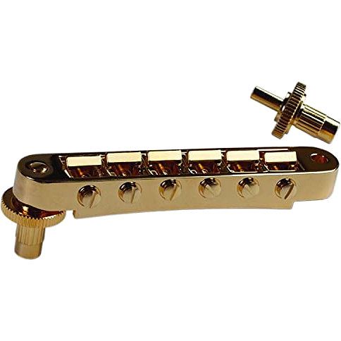 Foto van Gibson nashville tune-o-matic bridge gold gitaarbrug