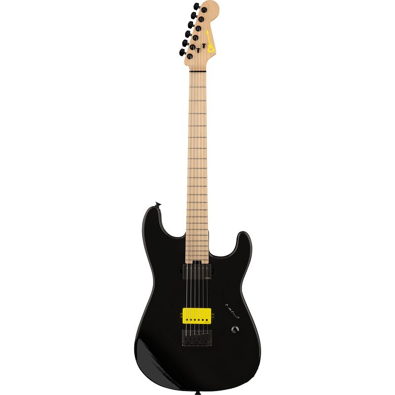 Foto van Charvel sean long signature pro-mod san dimas style 1 hh ht m elektrische gitaar gloss black