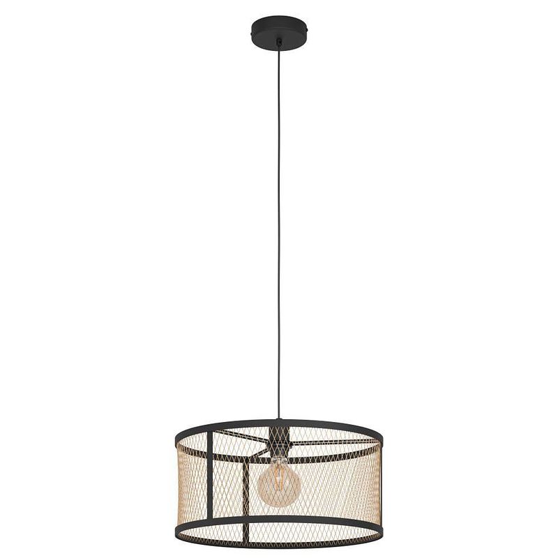 Foto van Eglo dellow hanglamp - e27 - ø 32.0 cm - zwart