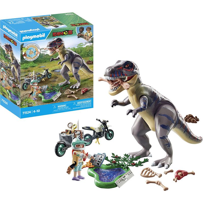 Foto van Playmobil dinos t-rex sporenonderzoek 71524