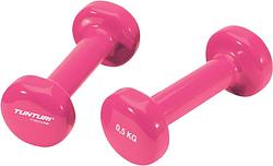 Foto van Tunturi vinyl dumbbells 2x 0,5 kg pink