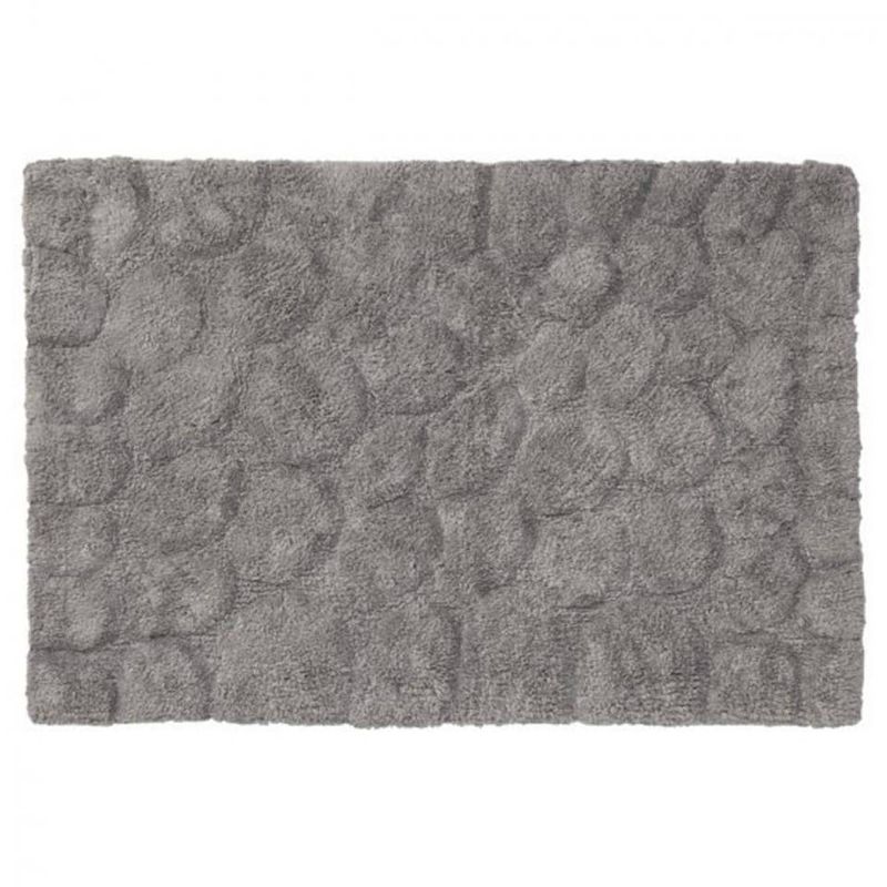 Foto van Sealskin badmat pebbles - katoen - 60 x 90 cm - grijs