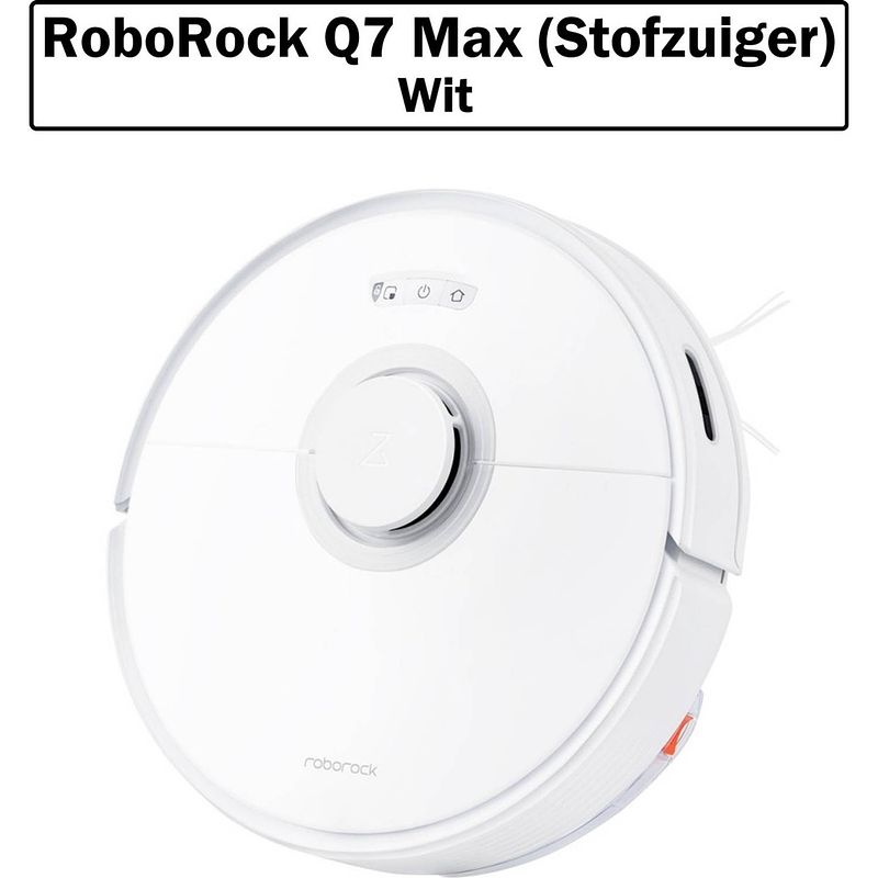 Foto van Roborock q7 max white vacuum cleaner dweil- en zuigrobot wit compatibel met amazon alexa, compatibel met google home, spraakgestuurd, besturing via app