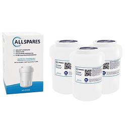 Foto van Allspares waterfilter (3x) voor koelkast geschikt voor ge mwf