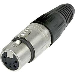 Foto van Neutrik nc5fx xlr-connector bus, recht aantal polen: 5 zilver 1 stuk(s)