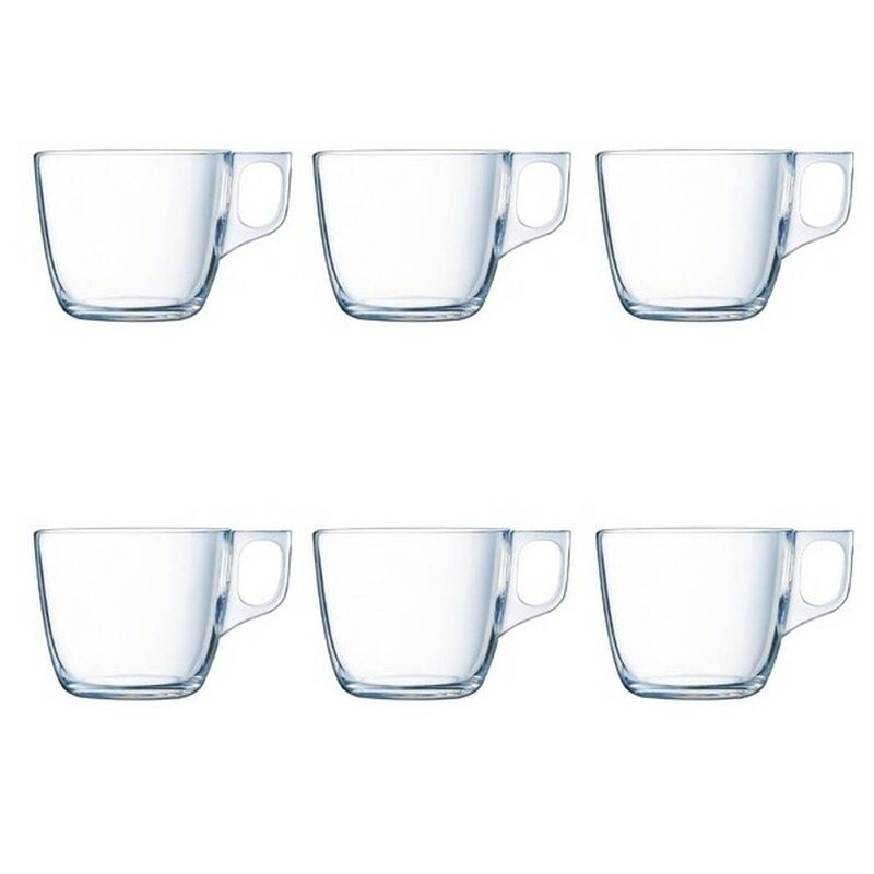 Foto van Set van koffiekopjes luminarc 6 pcs transparant (22 cl)