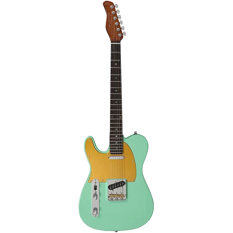 Foto van Sire larry carlton t7l mild green linkshandige elektrische gitaar