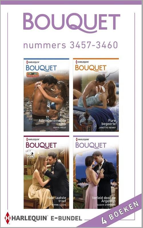 Foto van Bouquet e-bundel nummers 3457-3460 (4-in-1) - annie west - ebook (9789461998545)