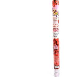 Foto van Discountershop 1x party popper rozenblaadjes rood - 60 cm roos papier - confetti kanon - confettishooter