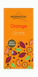 Foto van Bonvita premium dark chocolate orange