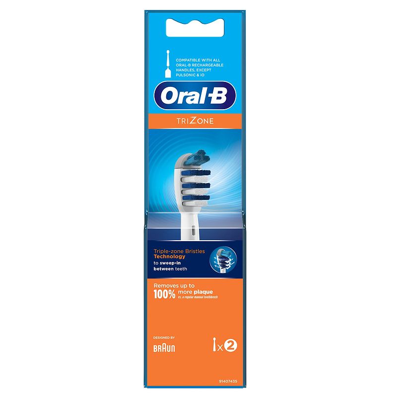 Foto van Oral b tandenborstels trizone 2st. mondverzorging accessoire