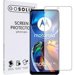 Foto van Go solid! screenprotector voor motorola moto e32 gehard glas