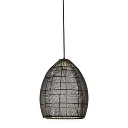 Foto van Light & living - hanglamp meya - 30x30x37 - zwart