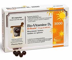 Foto van Pharma nord bio-vitamine d3 75mcg 3000ie capsules