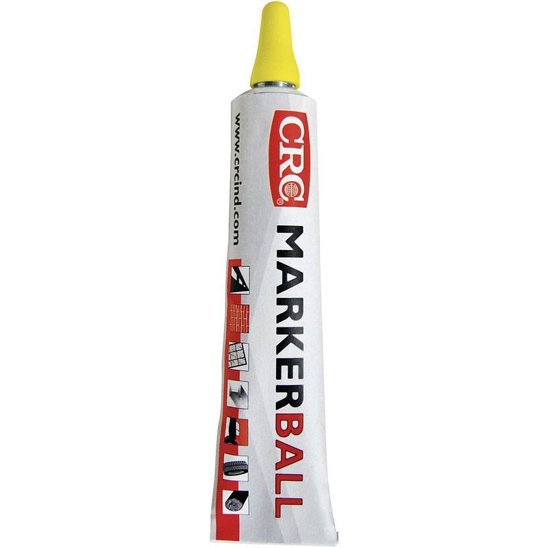 Foto van Crc 30160-aa markerball-markeerstift met kogelventiel geel 50 ml