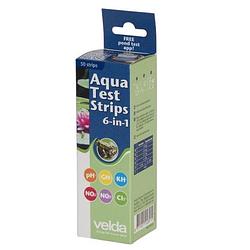 Foto van Velda - aqua test strips 6 in 1 vijveraccesoires