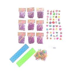 Foto van Loom twister loombandsset met geur junior paars 3100-delig