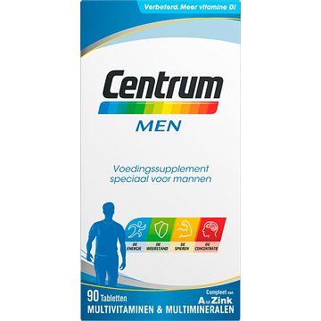 Foto van Centrum men multivitaminen & multimineralen tabletten, 90 stuks bij jumbo