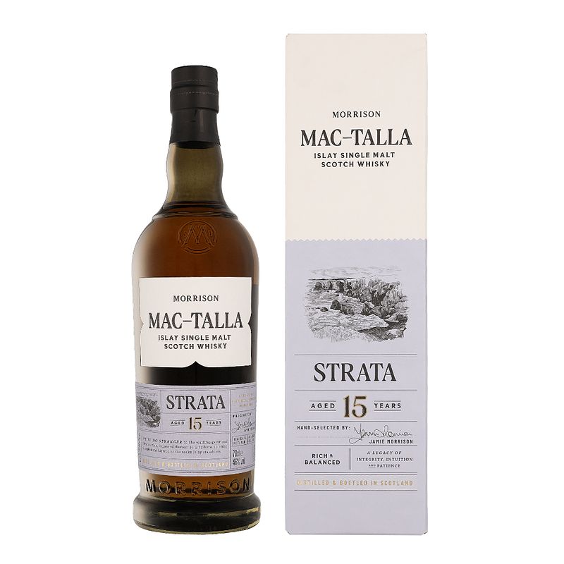 Foto van Mac-talla 15 years strata 70cl whisky + giftbox