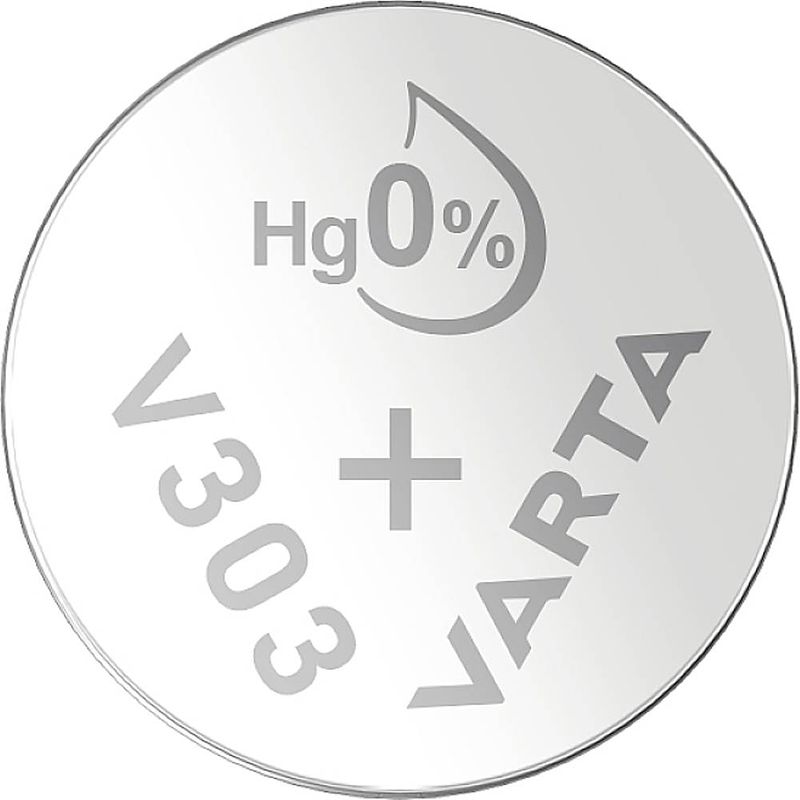 Foto van 303 knoopcel zilveroxide 1.55 v 160 mah varta silver coin v303/sr44 nabli 1 1 stuk(s)