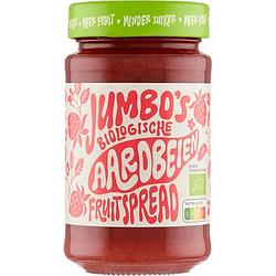 Foto van Jumbo'ss biologische aardbeien fruitspread 250 g